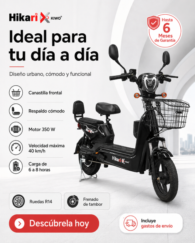 BICICLETA ELÉCTRICA KIWO HIKARI X