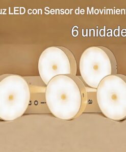 Pack 6 Luces LED con Sensor de Movimiento Recargables – 3 Tonos de Luz | $99 Envío Incluido
